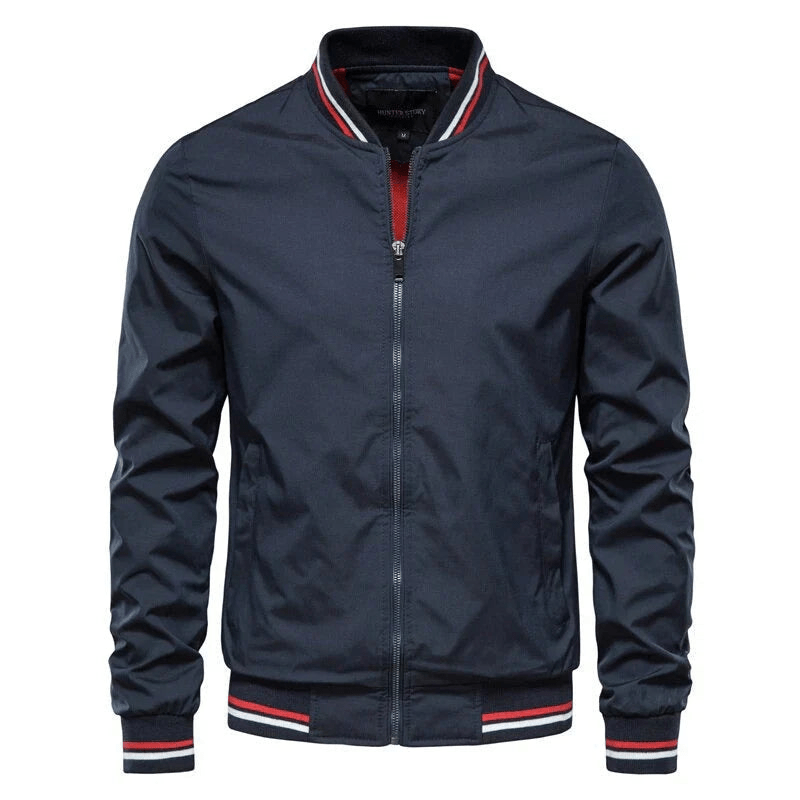 Levoire | Veste Bomber Stylée Homme Bleu