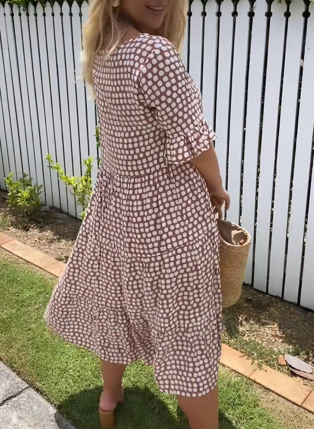 Levoire | Robe À Manches Courtes