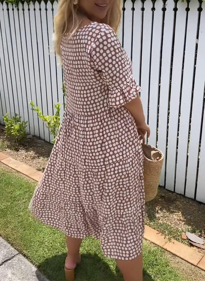 Levoire | Robe À Manches Courtes