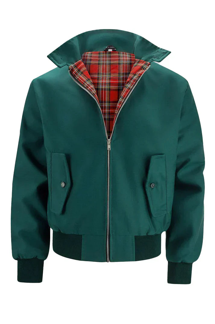Levoire | Veste Élégante Avec Doublure Carreau Vert foncé