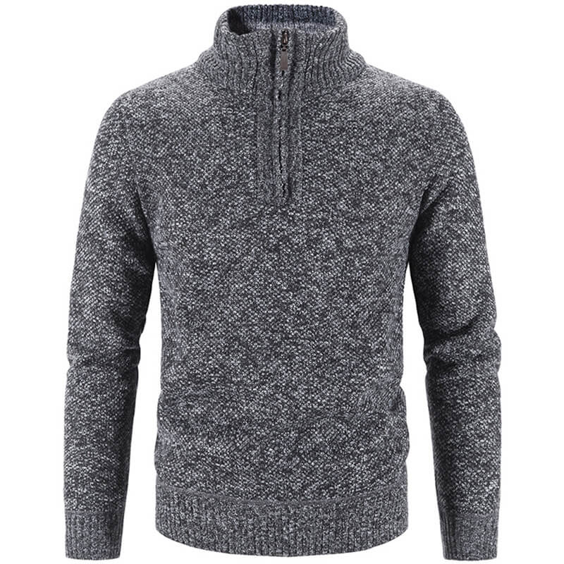 Levoire | Pull En Polaire Doux Pour Hommes Gris foncé