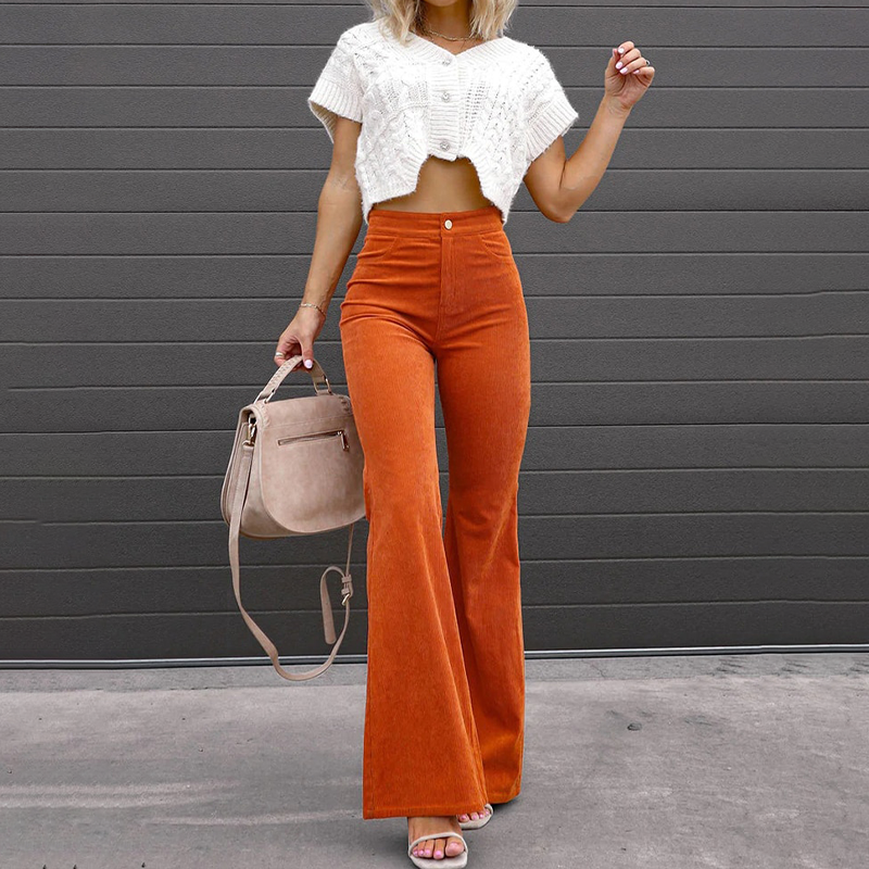 Levoire | Pantalons pour femmes Oranger