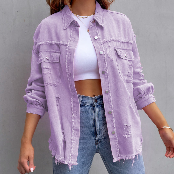 Levoire | Veste En Jean Colorée