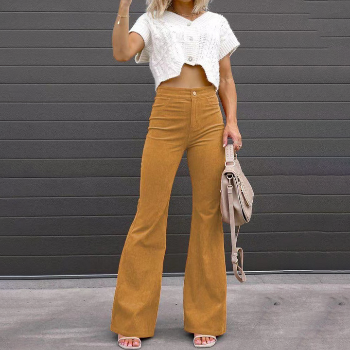 Levoire | Pantalons Larges Pour Femmes Braun
