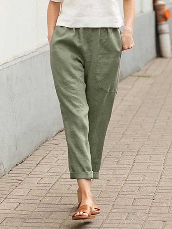Levoire | Pantalon Décontracté Et Confortable Vert