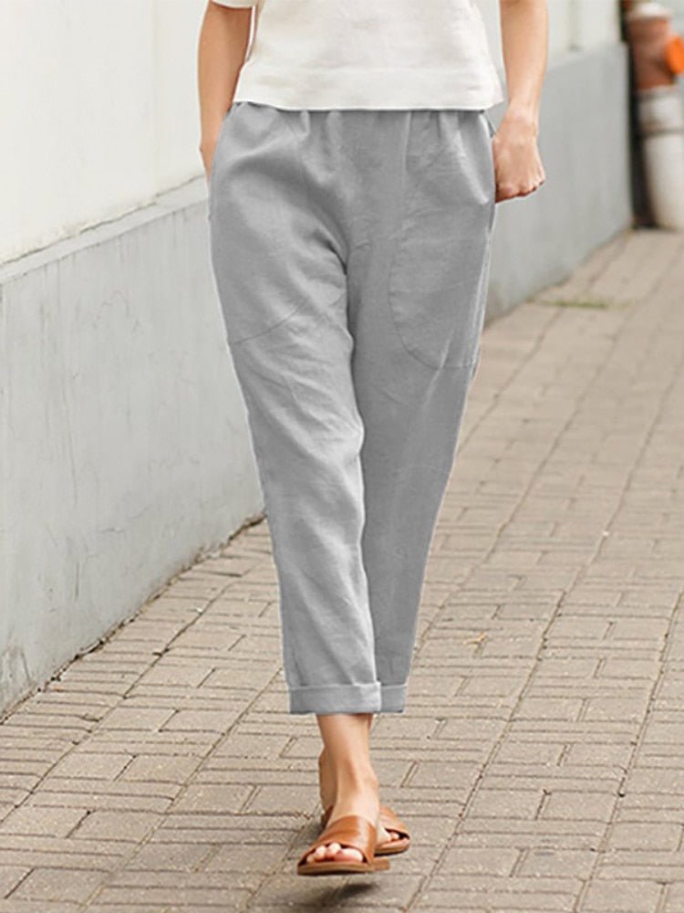 Levoire | Pantalon Décontracté Et Confortable Grau