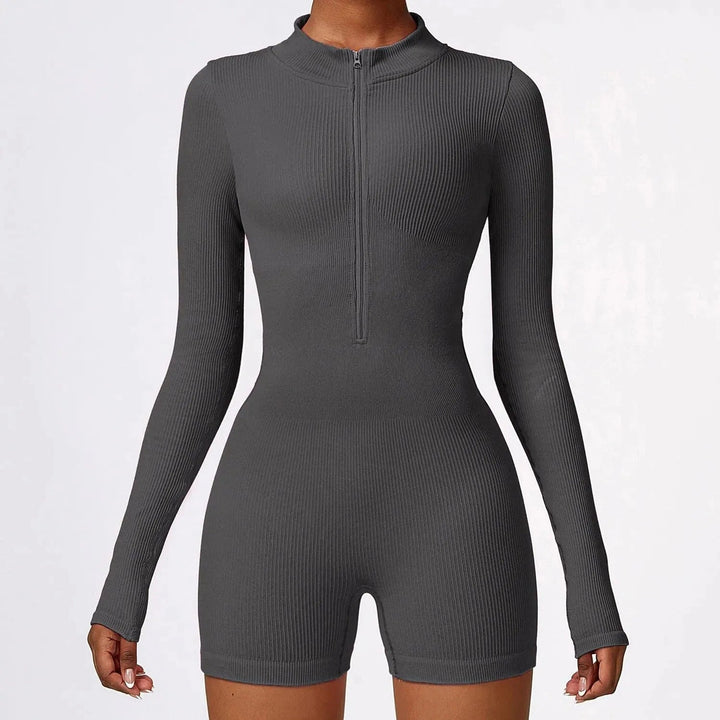 Levoire | Robe stretch pour femmes avec fermeture éclair extensible Vulkanahde