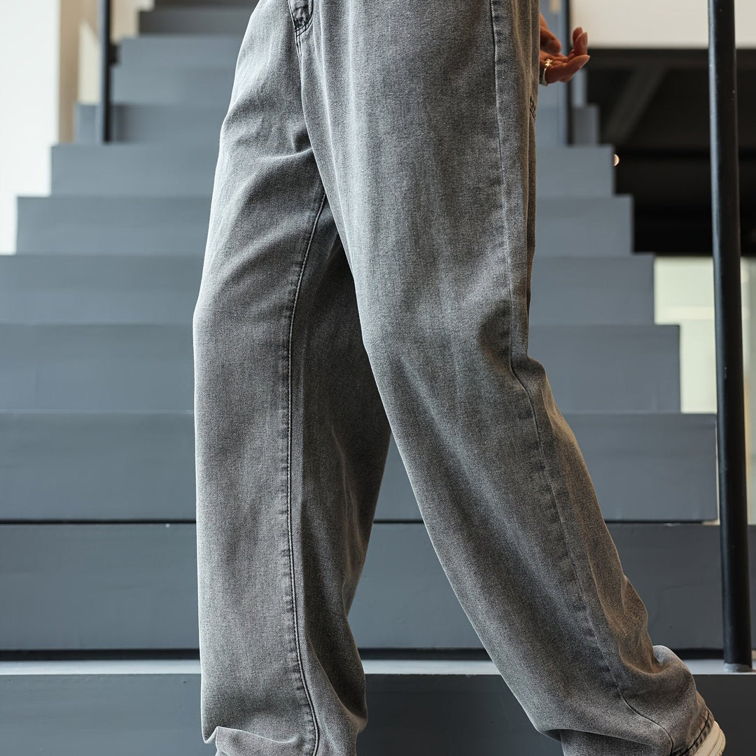 Levoire | Pantalons En Denim Large Élégants