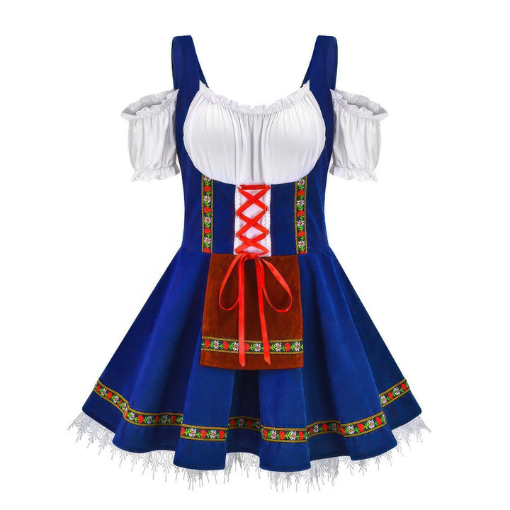 Levoire | Naisten Puku Perinteinen Oktoberfest Puku Tytöille Sininen