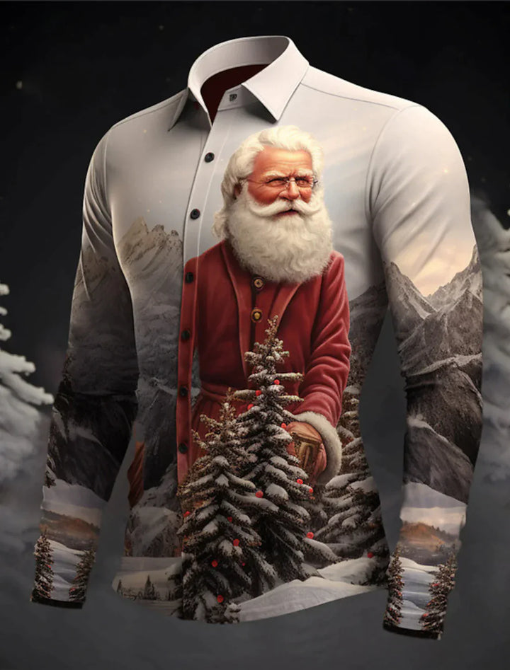 Levoire | Chemise de Noël en lin Blanc