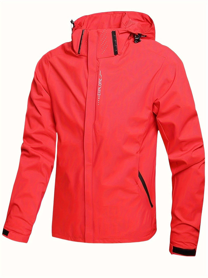 Levoire | Veste à capuche coupe-vent à manches longues avec poches Rot