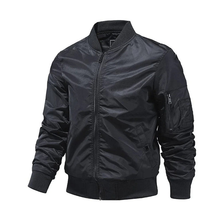 Levoire | Veste Bomber D'Automne Pour La Mi-Saison Noir