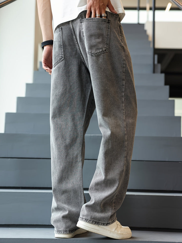 Levoire | Pantalons En Denim Large Élégants