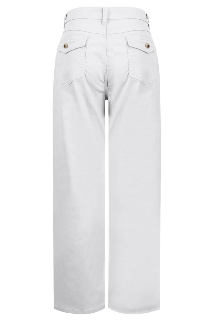 Levoire | Jean Taille Haute Avec Poches Classiques, Élégant Et Polyvalent