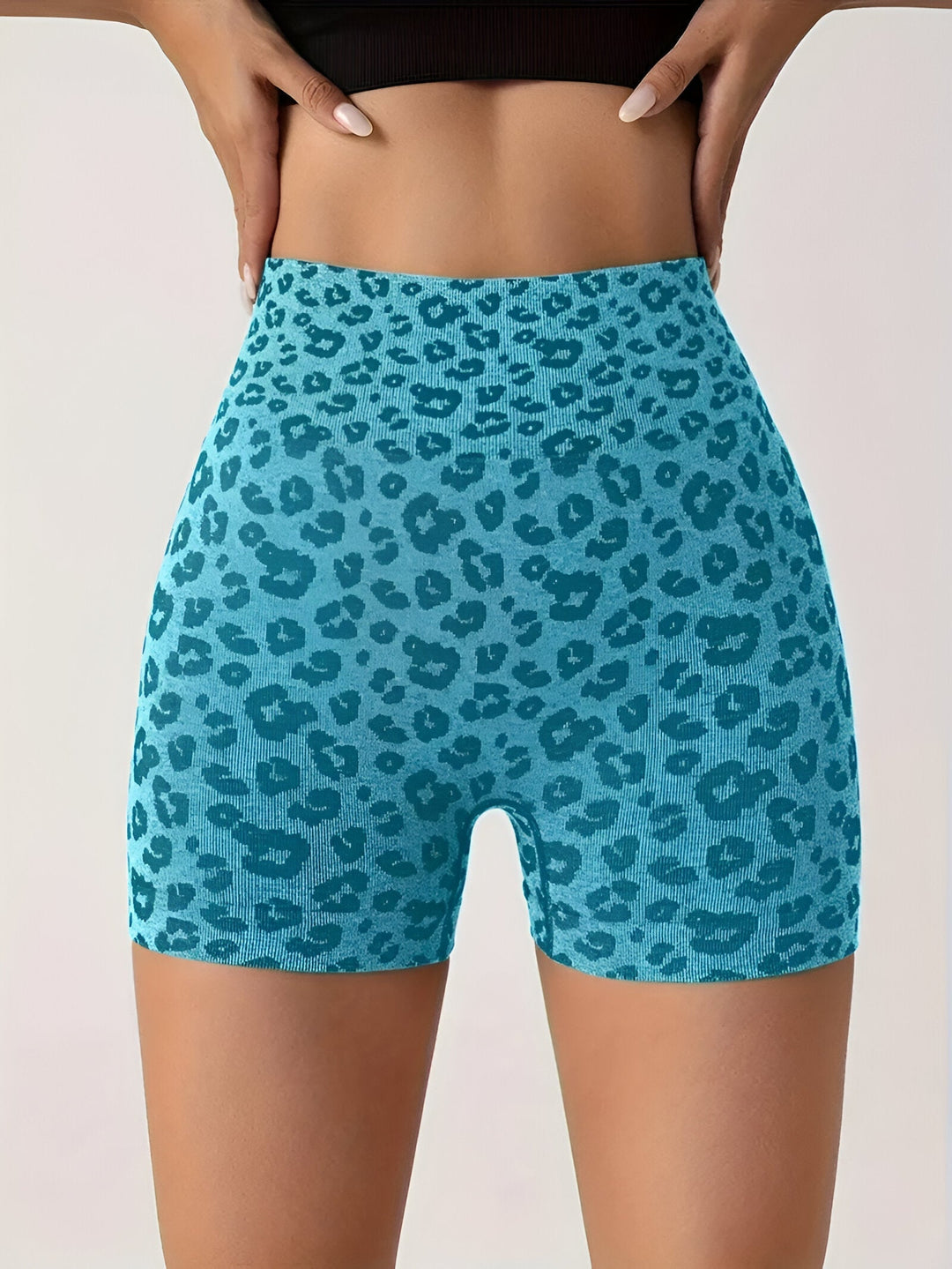 Levoire | Pantalons D'Entraînement Taille Haute Avec Motif Léopard Smargardeen
