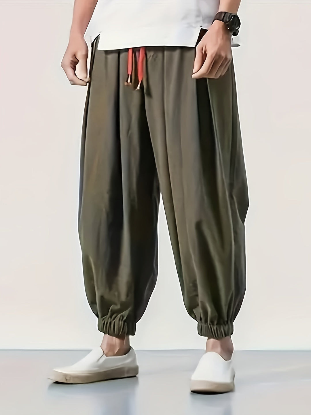 Levoire | Pantalon De Plage Large Décontracté Avec Cordons