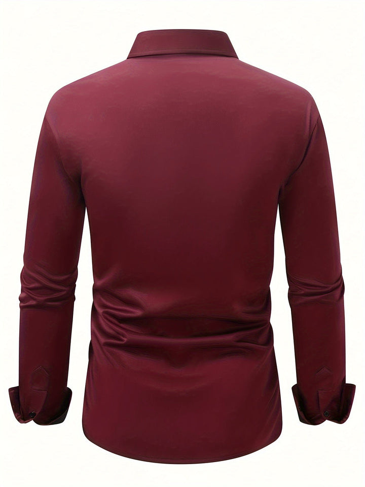 Levoire | Chemise Élégante Pour Hommes En Mélange De Polyester
