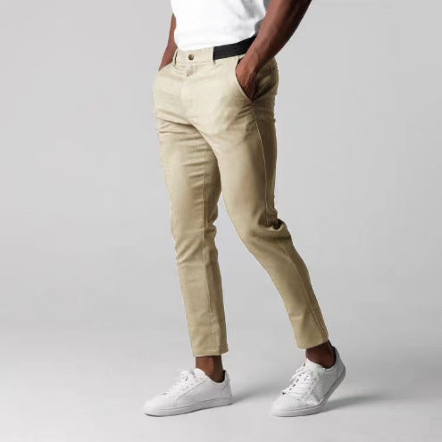 Levoire | Pantalons Chino Élastiques Khaki