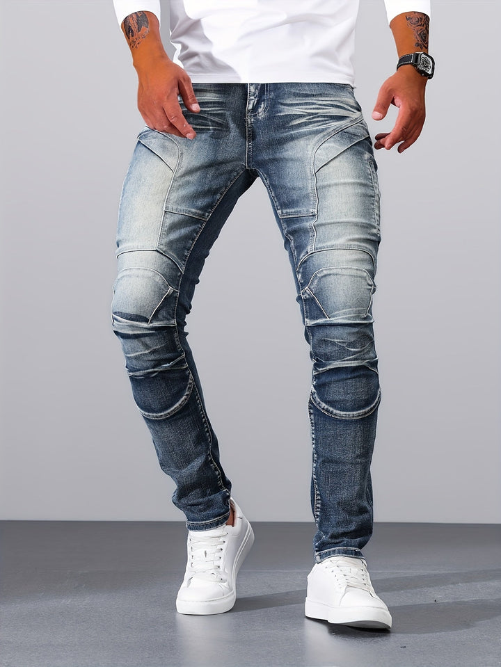 Levoire | Pantalons En Denim Vintage Skinny Pour Hommes