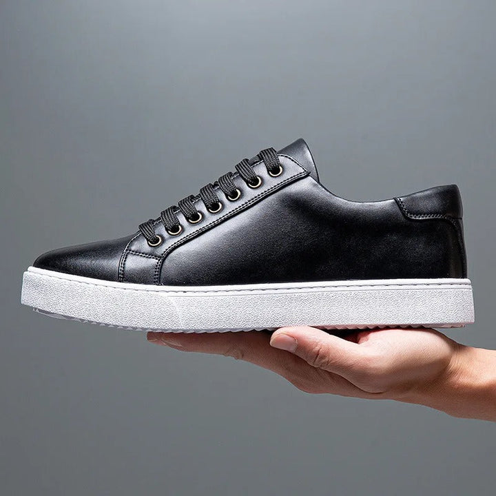 Levoire | Baskets Pour Hommes En Cuir Noir