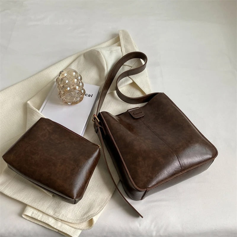 Levoire | Sarja 4 Sac Retro Brun foncé