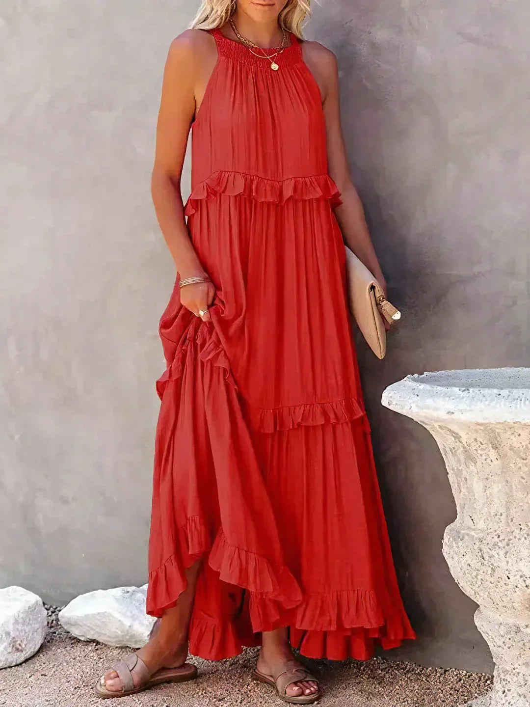 Levoire | Robe D'Été Locker Rot