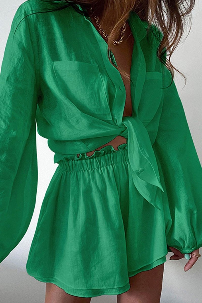 Levoire | Ensemble D'Été Léger Vert