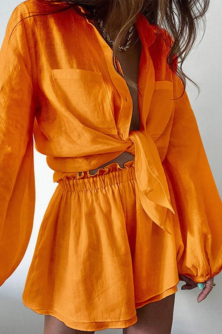 Levoire | Ensemble D'Été Léger Orange