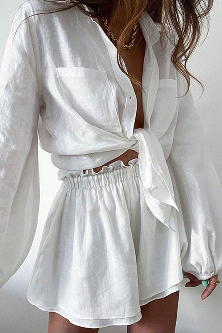 Levoire | Ensemble D'Été Léger Blanc
