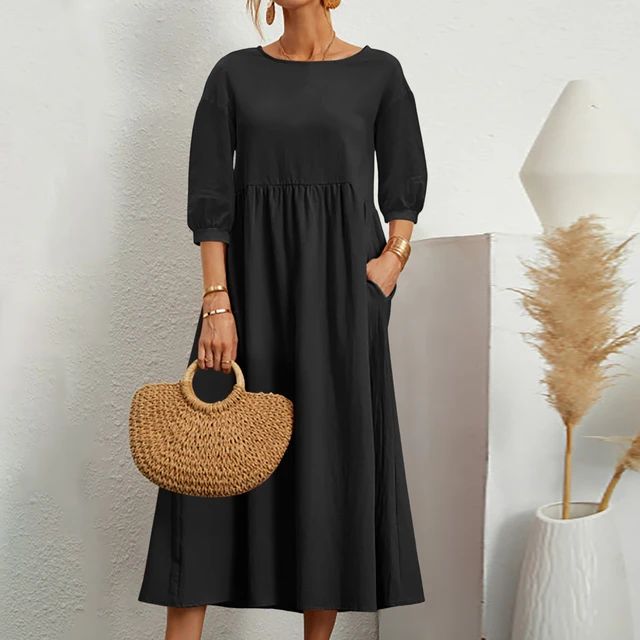 Levoire | Robe Élégante Et Stylée Noir
