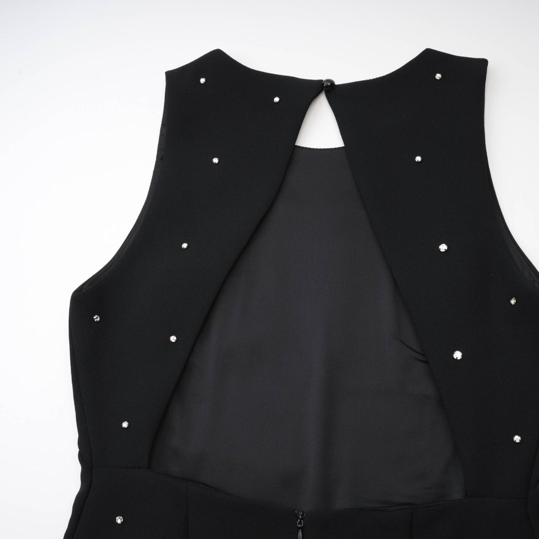 Levoire | Robe À Dos Ouvert Couverte De Cristal