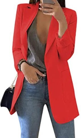 Levoire | Blazer Avec Poches Pour Femmes Rot