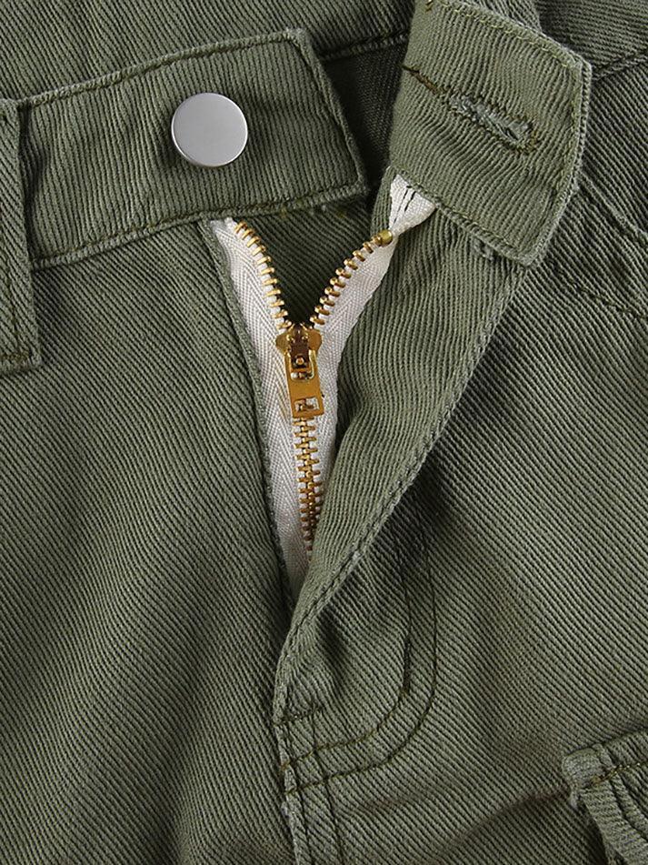 Levoire | Jupe Courte En Denim Appliqué