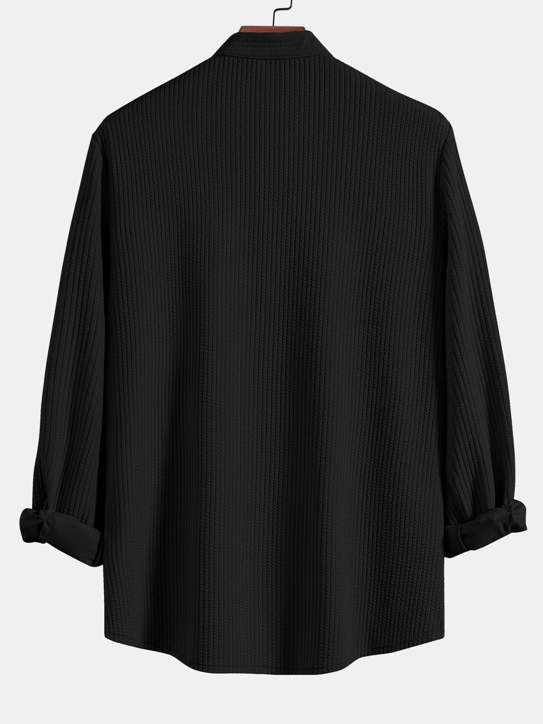 Levoire | Chemise En Stretch Rippé À Manches Longues