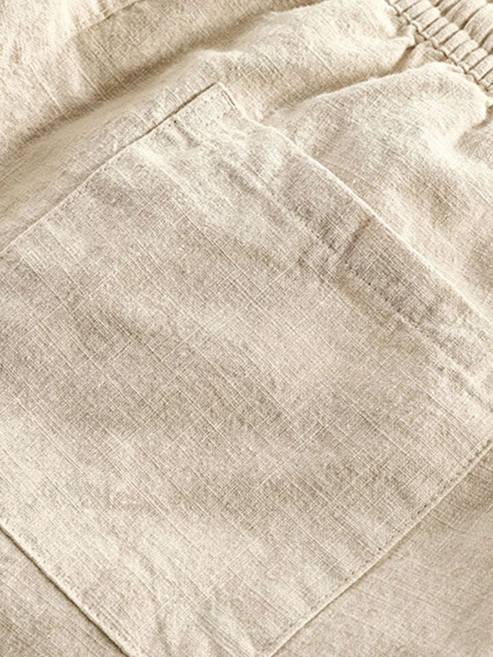 Levoire | Mélange De Lin Pantalon Cropped