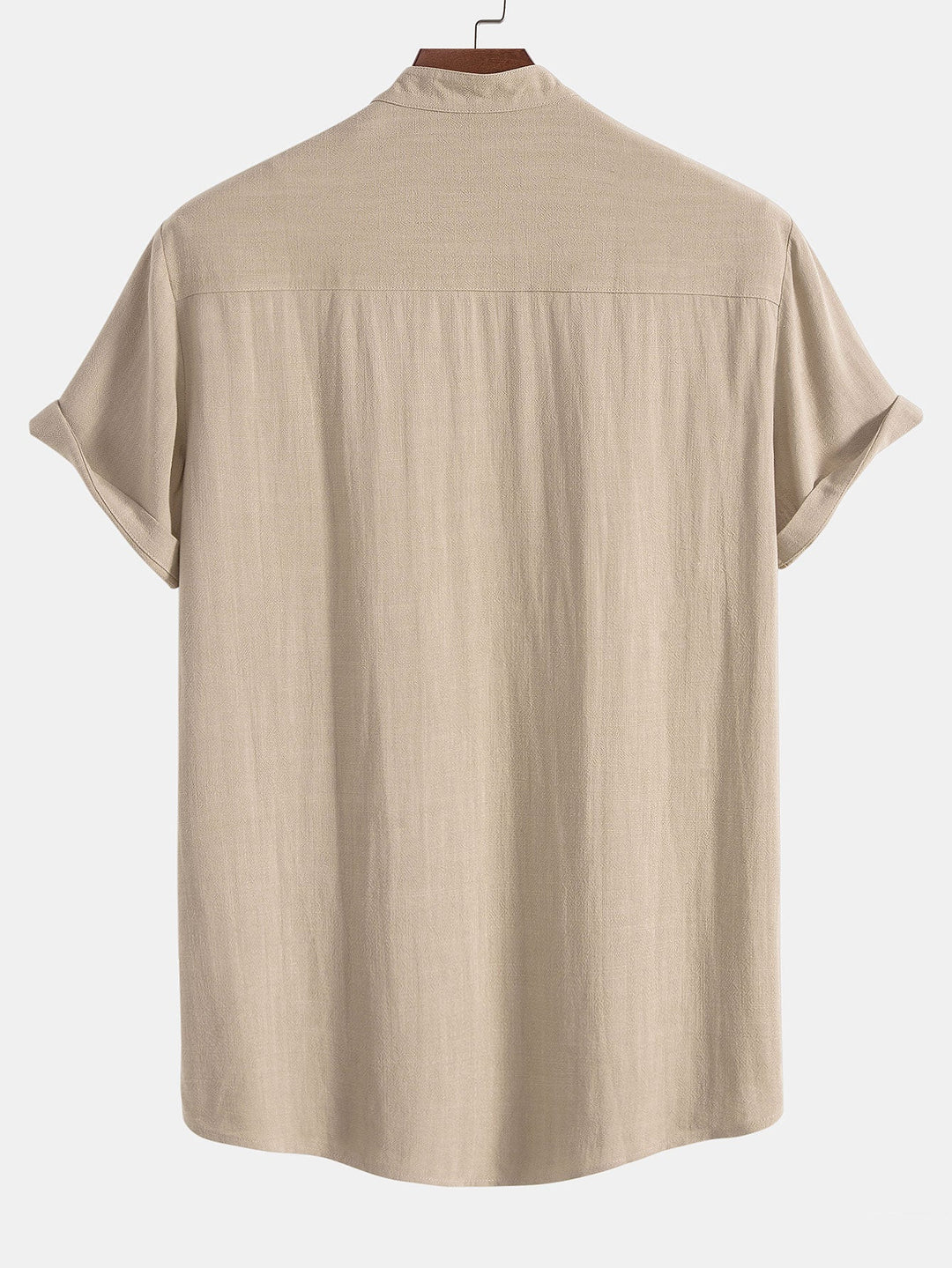 Levoire | Mélange De Lin Chemise À Col Montant