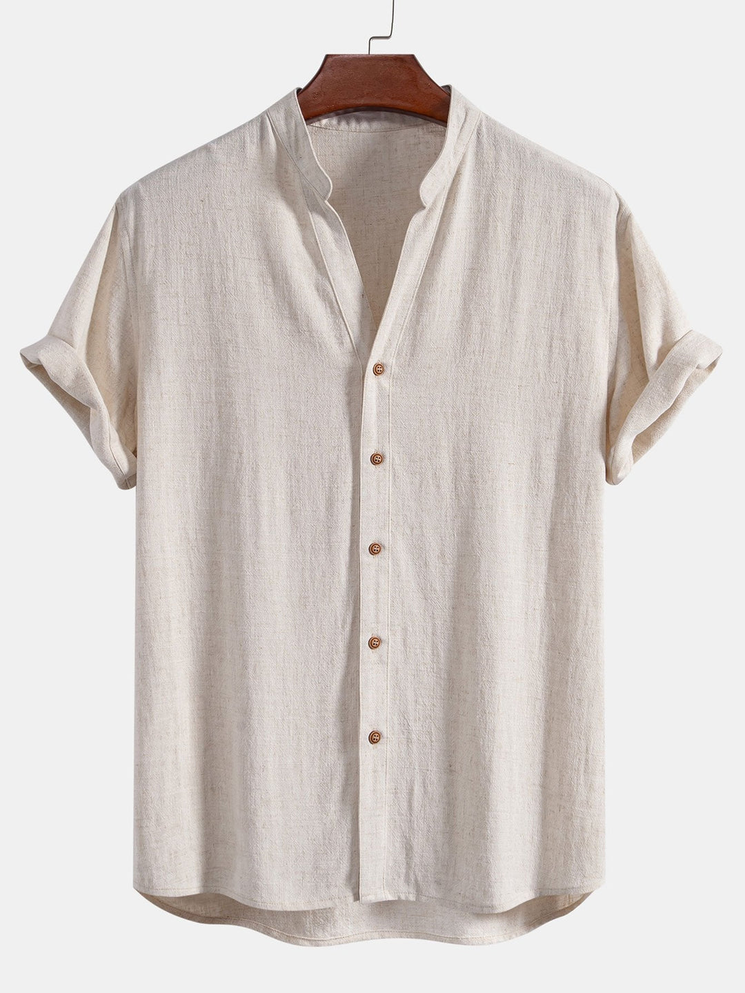 Levoire | Chemise D'Été En Lin Rayonne Beige