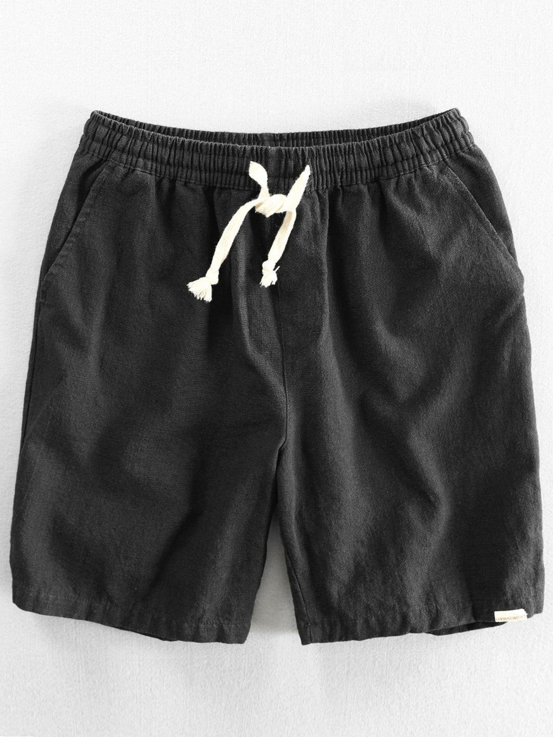 Levoire | Naturel Cordon De Serrage Pantalons Courts Noir