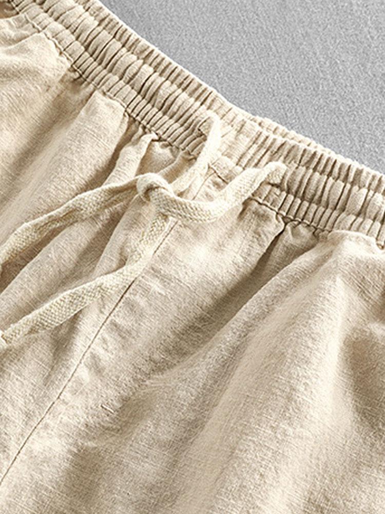 Levoire | Naturel Cordon De Serrage Pantalons Courts