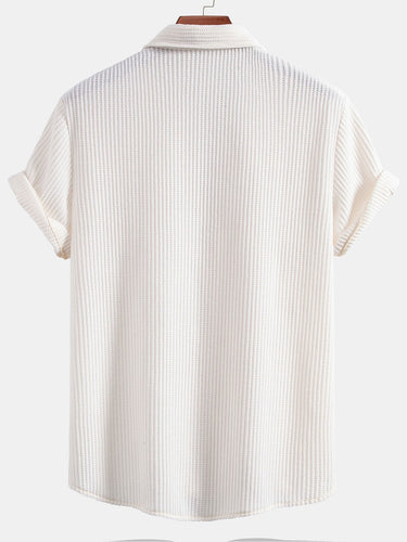 Levoire | Chemise À Boutons En Structure Gaufrée