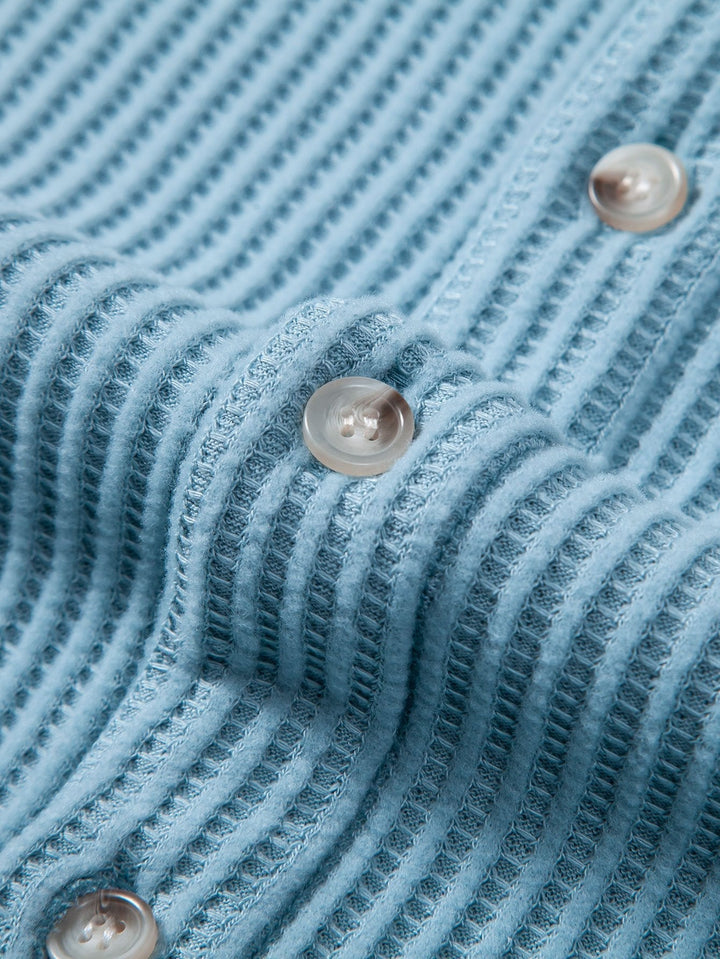 Levoire | Chemise À Boutons En Structure Gaufrée