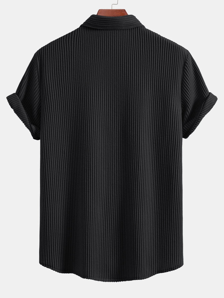 Levoire | Chemise À Boutons En Structure Gaufrée