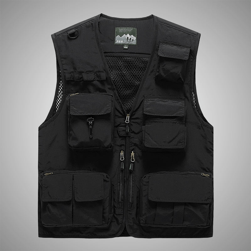 Levoire | Gilets tactiques robustes et fonctionnels pour hommes Excellente durabilité Noir
