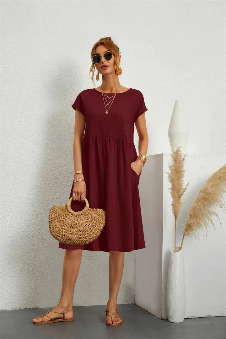 Levoire | Robe Élégante Pour Dames Bourgogne