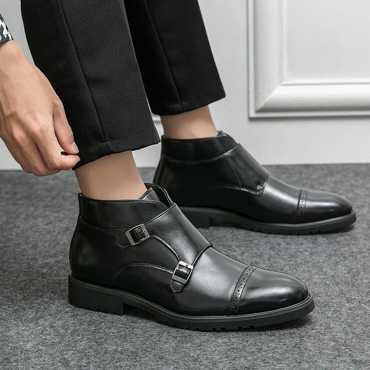 Levoire | Bottes en cuir à deux boucles