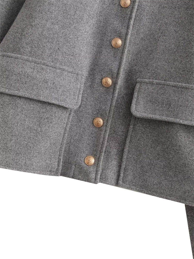 Levoire | Doudoune À Boutons Pour Femme - Hiver
