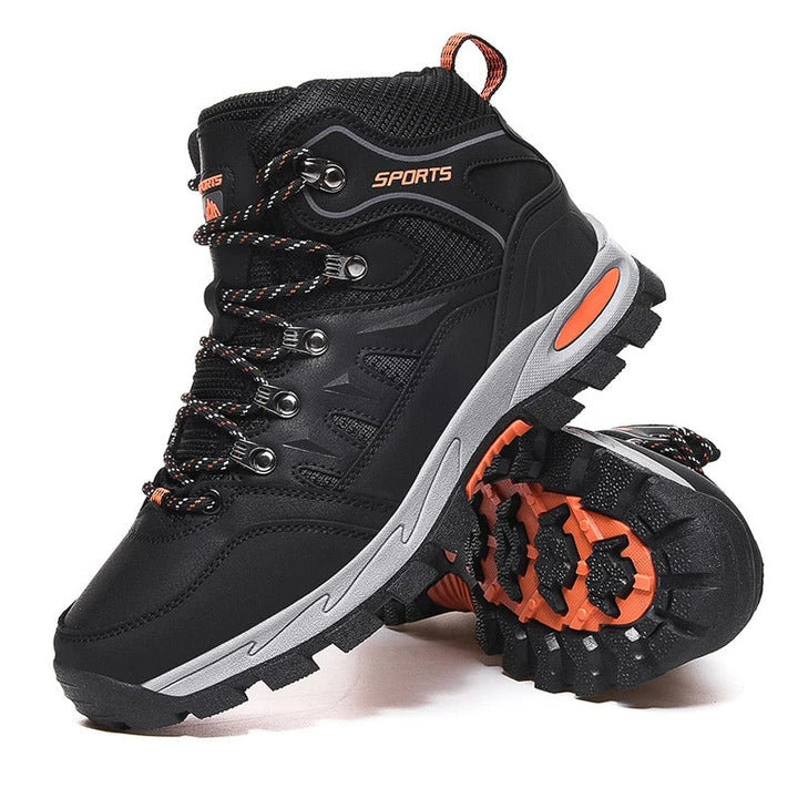Levoire | Bottes De Randonnée Lisses Confortables Orange