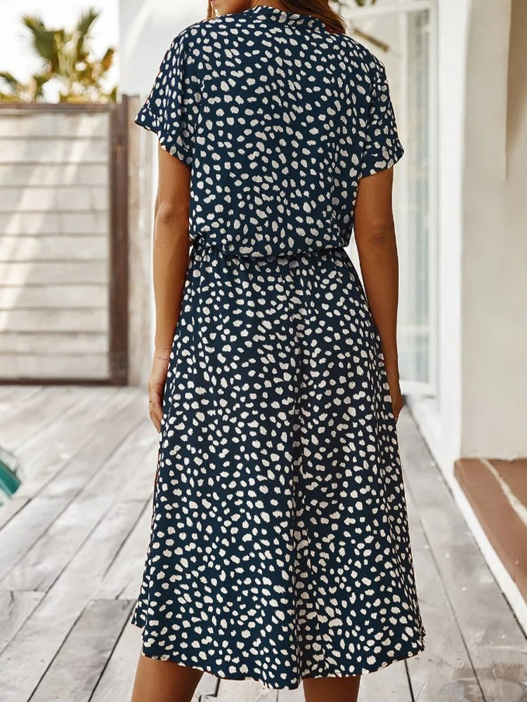 Levoire | VINTAGE MIDI-DRESS AVEC MANCHES