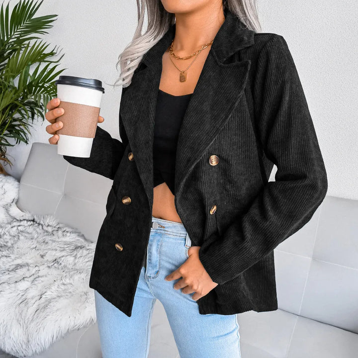 Levoire | Blazer Confortable Élégant, Polyvalent & Intemporel Noir