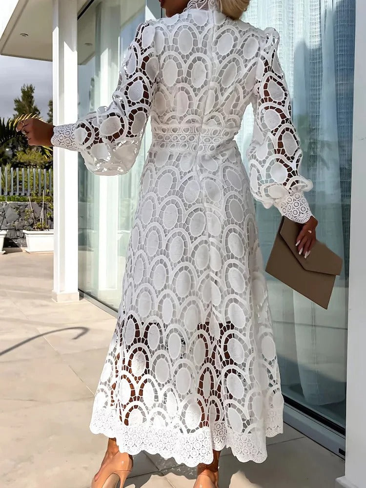 Levoire | Robe En Dentelle Élégante Pour Le Soir